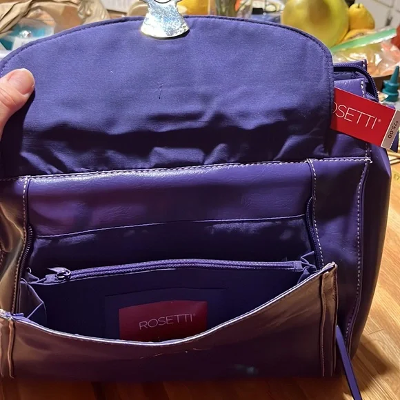 Rosetti purple shoulder bag - Picture 5 of 11